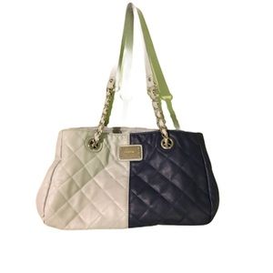 🍁Nine West purse color block gray and bl